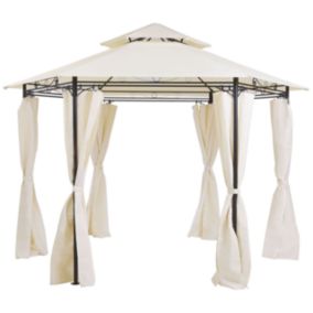 Tonnelle de jardin Beige PORTEL