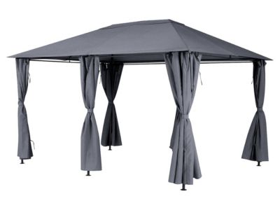 Tonnelle de jardin Santorini 3 x 4 m Ardoise - Hespéride