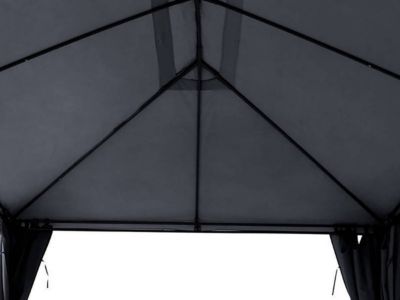 Tonnelle de jardin Santorini 3 x 4 m Ardoise - Hespéride