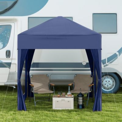 LEADZ 3x3 Tonnelle de Jardin Pliable,Pop-up,Réglable en Hauteur,Protection UV 50 ,avec 4 Côtés
