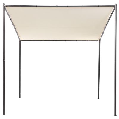 Tonnelle de jardin VIMINO 282 cm 294 cm Métal Beige