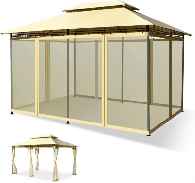 Toile supérieure de gazebo 310 g/m² 3x4 m Terre cuite