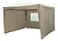 Tonnelle Jarvis Blooma taupe 3 x 3m