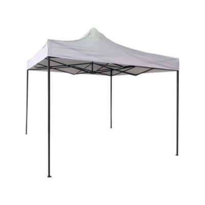 Tonnelle Pliant Blanc Métal Polyester Terrasse Jardin 3x3 m Rebecca Mobili