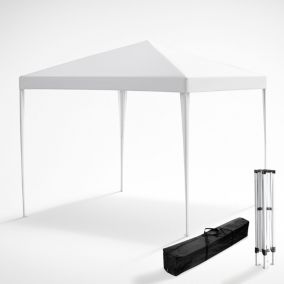 Tonnelle pliante 3x3m 160g/m2 Blanche