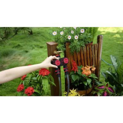 TOOLCRAFT Programmateur d'arrosage DUO 2302367 - commande 2 zones ...