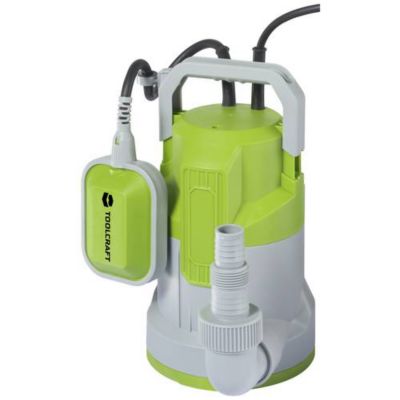 TOOLCRAFT TO-9632052 - Pompe submersible eau claire 8500 l/h, 6 m, câble 10 m
