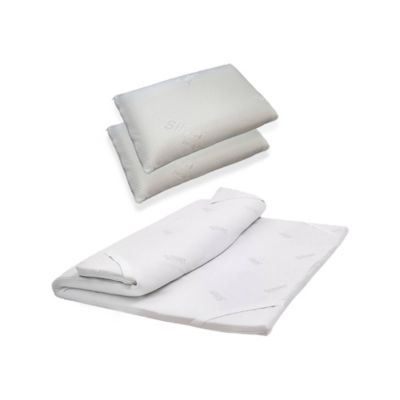 Topper Nuptial Key, Déhoussable 200x180x5h cm Blanc