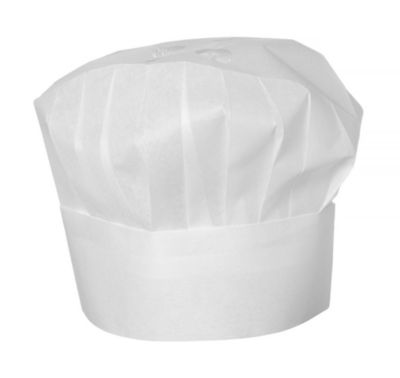 Toque chef - 10 unités Blanc 600x(H)230 mm - Hendi