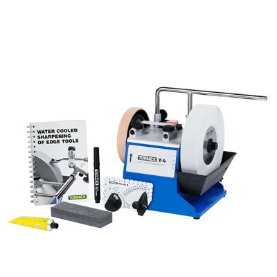Tormek T-4 affûteuse compacte à eau, SG-200, support universel breveté, 120 W.