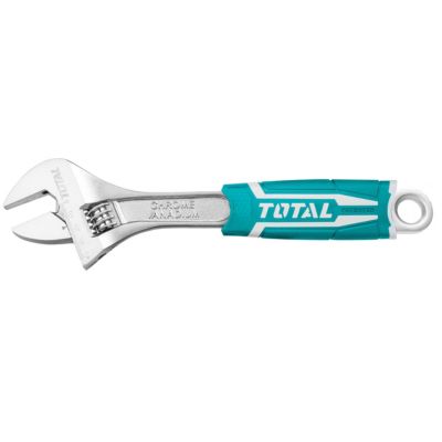 TOTAL - Clé à molette  THT101 - 250 mm/ouverture 0-35 mm - Chromo-vanadium (Cr-V)