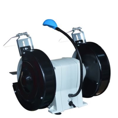 Touret à Meuler Mixte 400W OXEO - Meule Et Brosse Métallique Ø150mm - Éclairage LED - Pare-étincelles - Made In France