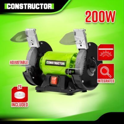 Touret à meuler 200W - 150mm - 2 Meules A36 et A60 - 2980 tr/min