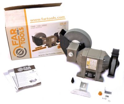 Touret à meuler 250W TME 150-200C meule 150mm et meule à eau 200mm - FARTOOLS ONE - 110150