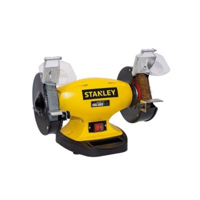 Touret à meuler 330W Meule et Brosse Diam150mm Base en fonte STANLEY