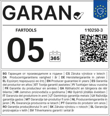 Touret à meuler 400W BG 150C meule-meule 2x150mm - FARTOOLS - 110250