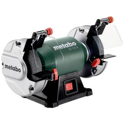 Touret à meuler double 200 W 125 mm DS 125 M - moteur à induction, 2980 tr/min