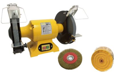 Touret multifonction 200 mm 520 W brosse métal et tissu 230 V
