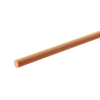 Tourillon en hêtre strié Ø12 mm L.1 m