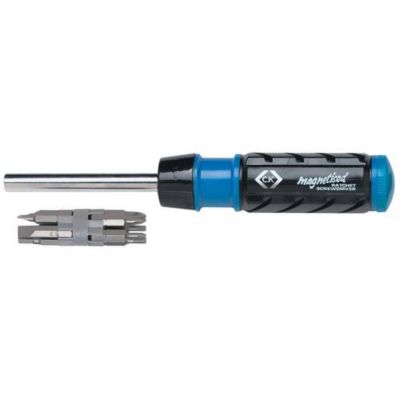 Tournevis à cliquet T4829D avec embouts et rangement intégré