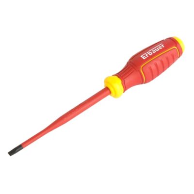 Tournevis d'électricien VDE plat SL125 x 5.5 Erbauer