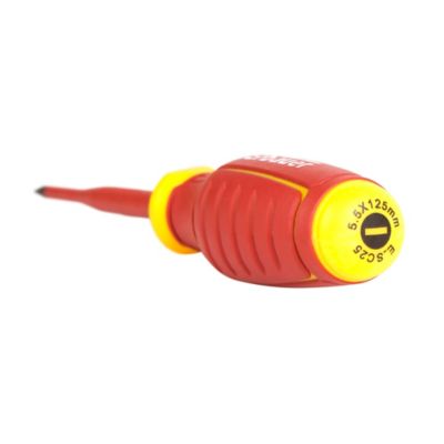 Tournevis d'électricien VDE plat SL125 x 5.5 Erbauer