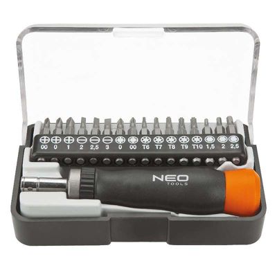 Tournevis De Précision + Embouts Neo Tools 04-228