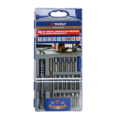 Tournevis De Precision Tivoly 35 Pieces En Coffret Castorama