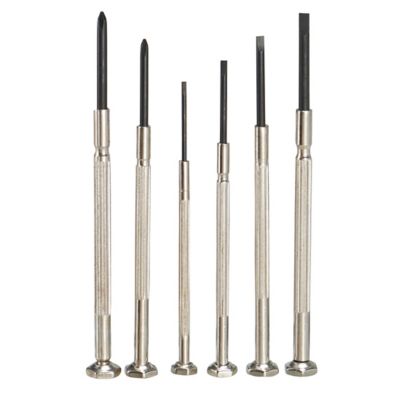 Lot De 11 Tournevis De Précision Mini - 6 Tailles Plat Et Philips Pour Lunettes, Montre, Vélo