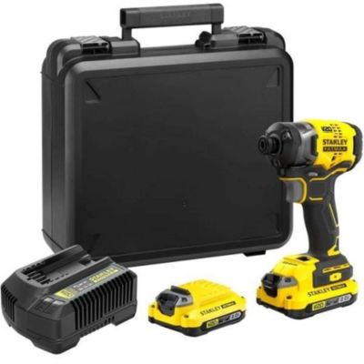 Tournevis electrique stanley sfmcf820d2k 18 V 190.0 Nm Brushless (2 batteries)