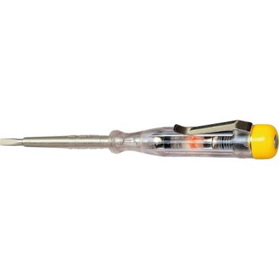 Tournevis à fente - testeur de courant - Diamètre 3 mm - Lame 6,5 cm - Stanley
