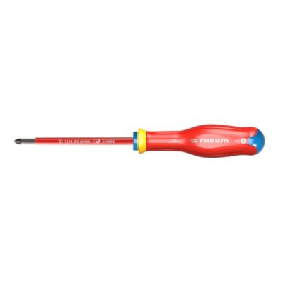 Tournevis isolé 1000 V Pozidriv PZ1 4,5x100 mm, manche Soft Grip, 210 mm