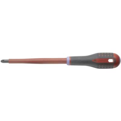Tournevis isolé Pozidriv PZ2 ERGO 222 mm, lame 222 mm poignée 122 mm