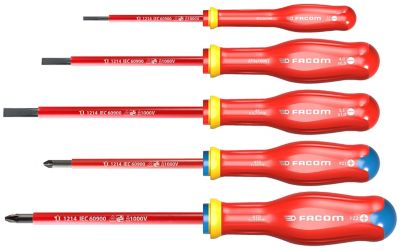 Lot D'outils Facom 13 Pièces : Pinces, Tournevis, Clés à œil