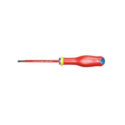 Tournevis électricien Protwist cruciforme Pozidriv isolé 1000V PZ1 4,5x100mm 210mm - FACOM - ATD1X100VE
