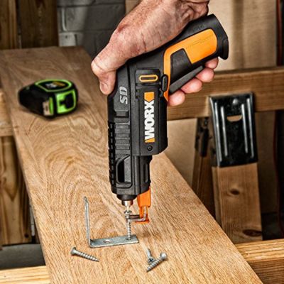 Tournevis électrique 4V WORX - WX255 (barillet d'embouts interchangeables, 5 embouts et 1 foret, compact et léger)