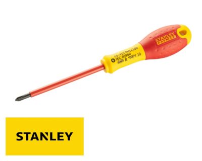 Tournevis phillips PH1 x 100mm isolé 1000V STANLEY Fatmax