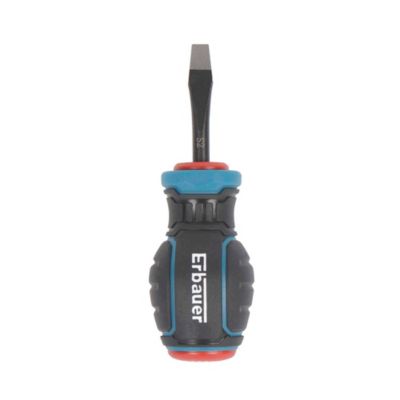 Tournevis plat court SL5.5 x 38 mm Erbauer