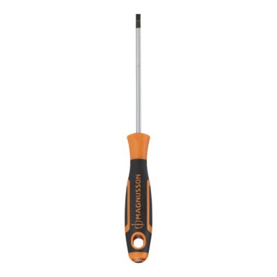 Tournevis plat Magnusson 100 x 4mm noir et orange