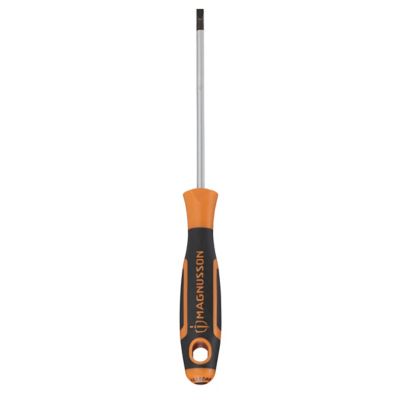 Tournevis plat Magnusson 100 x 4mm noir et orange