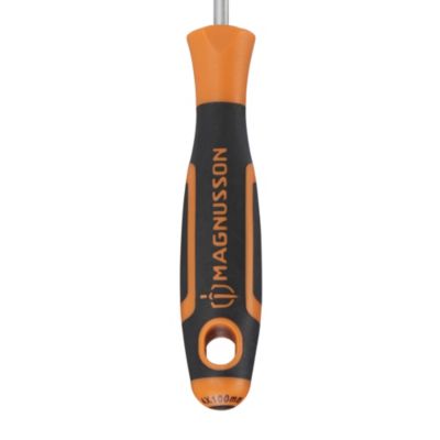 Tournevis plat Magnusson 100 x 4mm noir et orange