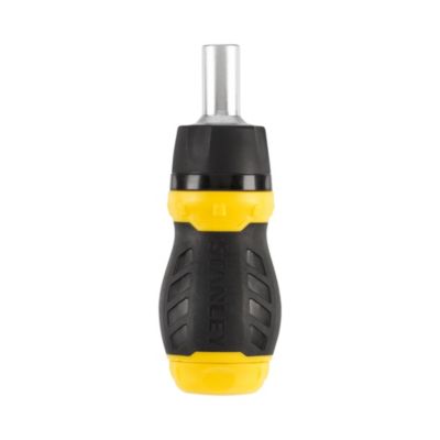 Tournevis porte-embout boule bi-matière Stanley + 5 embouts