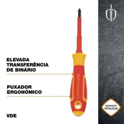 Tournevis Pozidriv VDE Magnusson PZ1 75 x 1 mm