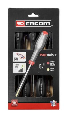 Tournevis Protwist Facom AT.5PB, coffret de 5 pièces