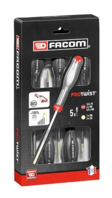 Tournevis Protwist Facom AT.5PB, coffret de 5 pièces
