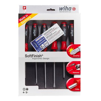 Tournevis standard - 8 pièces Wiha Multicolore