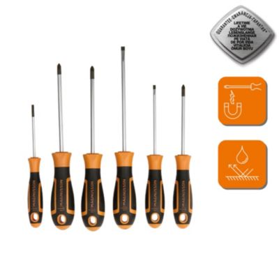 Tournevis standard Magnusson - 6 pièces