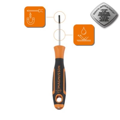 Tournevis tête plate 2,5 mm Magnusson bout magnétique lame longueur 50 mm