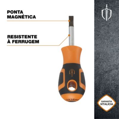 Tournevis tête plate 5,5 mm Magnusson bout magnétique lame longueur 38 mm