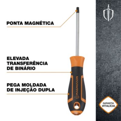 Tournevis tête Torx T30 Magnusson bout magnétique lame longueur 100 mm